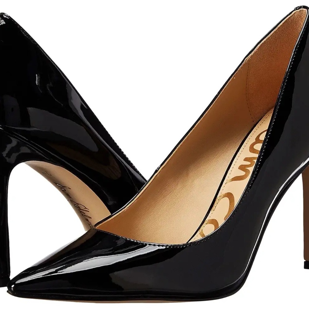 Sam Edelman Hazel Black Patent heels